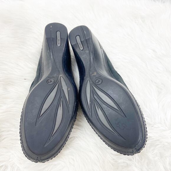 Cole Haan G Series 8 B Womens Black Leather Slide Comfort Clogs - Picture 8 of 8